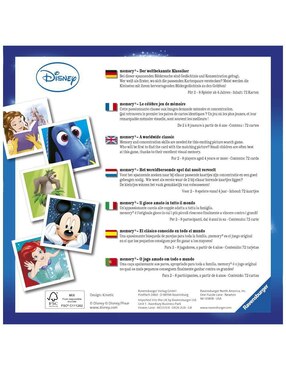 Memory Clásicos Disney Ravensburger