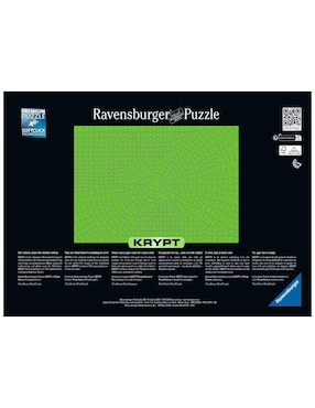 Rompecabezas Krypt: Todo Verde Ravensburger 736 piezas
