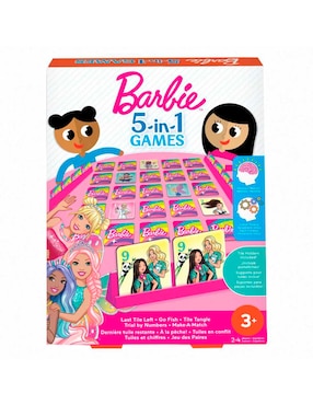 Barbie 5 en 1 Mattel Games