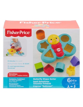 Mariposa Descubre Formas Fisher Price juego didáctico infantil unisex
