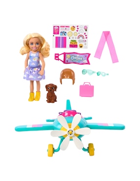 Muñeca fashion Chealse Can Be Barbie Piloto de avión