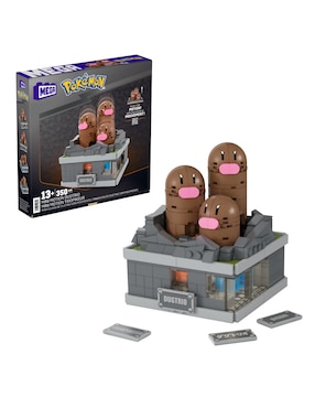 Mega Pokémon Minifigura De Dugtrio Con Movimiento HTH73