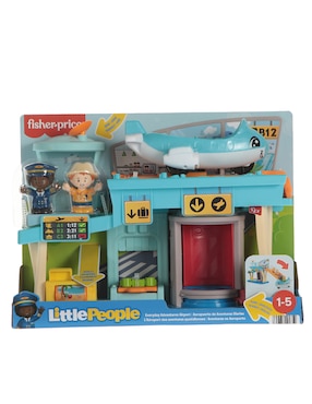 Aeropuerto De Aventuras Diarias Little People Fisher-Price Juego Interactivo Unisex