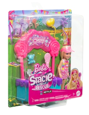 Muñeca fashion Barbie and Stacie to the Rescue Barbie Estación de dulces