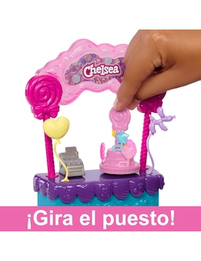 Muñeca fashion Barbie and Stacie to the Rescue Barbie Estación de dulces