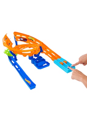 Pista armable Hot Wheels lets race Netflix