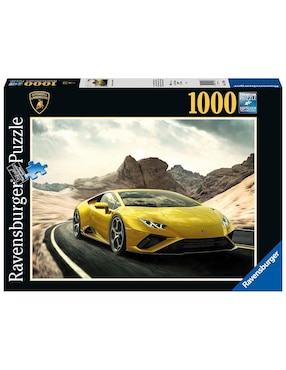 Rompecabezas Lamborghini Amarillo Ravensburger 1000 piezas