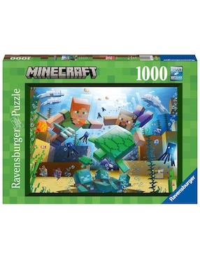 Rompecabezas Minecraft Mosaic Ravensburger 1000 piezas