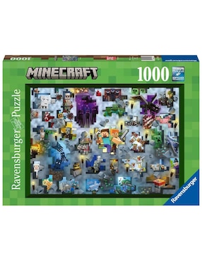 Rompecabezas Minecraft Challenge Ravensburger 1000 piezas