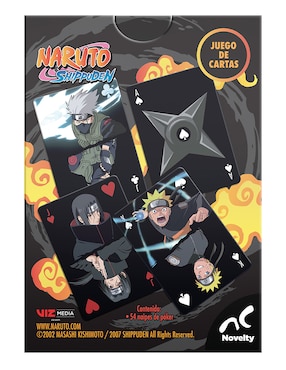 Juego de cartas poker Naruto Shippuden Novelty