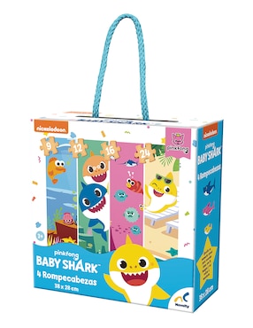Rompecabezas 4 en 1 Baby Skark Novelty 61 piezas
