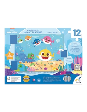 Rompecabezas Baby Shark Arma y Descubre Novelty 12 piezas