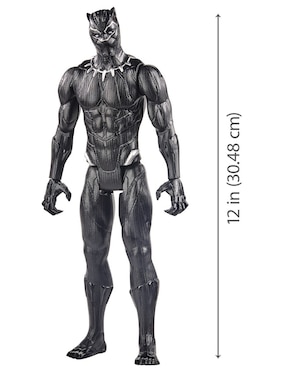 Figura de acción articulada Marvel: Avengers Black Panther titan hero Hasbro