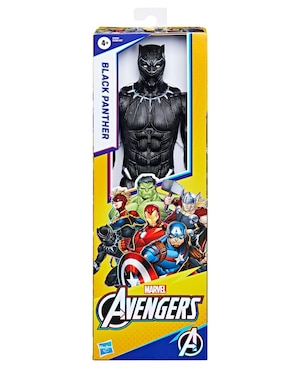 Figura de acción articulada Marvel: Avengers Black Panther titan hero Hasbro