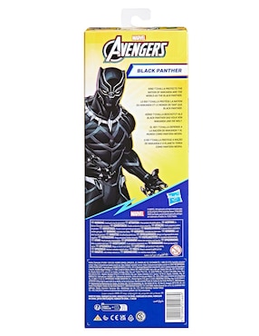 Figura de acción articulada Marvel: Avengers Black Panther titan hero Hasbro
