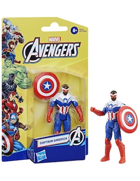 Figura de acción Marvel Avengers Capitán América Hasbro articulado