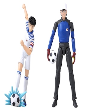 Caja sorpresa Supercampeones Oliver Atom Bandai articulado sí