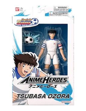 Caja sorpresa Supercampeones Oliver Atom Bandai articulado sí