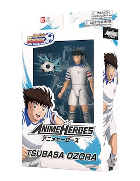 Caja sorpresa Supercampeones Oliver Atom Bandai articulado sí