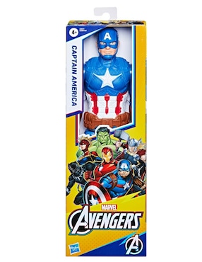 Figura de acción articulada Marvel: Avengers Capitán América titan hero Hasbro