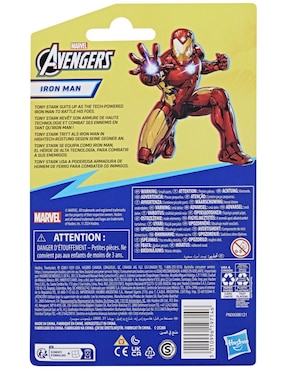 Figura de acción Marvel Avengers Iron Man Hasbro articulada