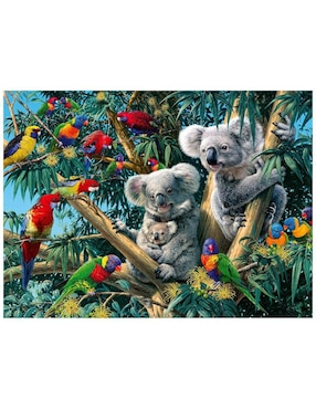 Rompecabezas Koalas En El Arbol Ravensburger 500 Piezas