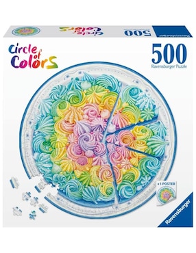 Rompecabezas Pastel Arco Iris Ravensburger 500 piezas