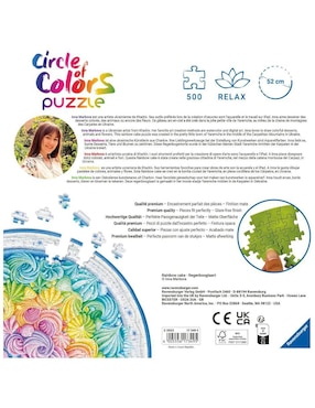 Rompecabezas Pastel Arco Iris Ravensburger 500 piezas