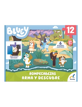 Rompecabezas Bluey Arma y Descubre Novelty 12 piezas