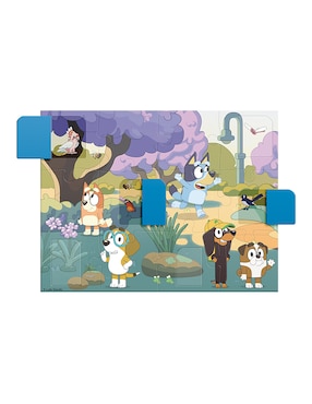 Rompecabezas Bluey Arma y Descubre Novelty 12 piezas