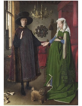 Rompecabezas Retrato los Arnolfini Clementoni 1000 piezas