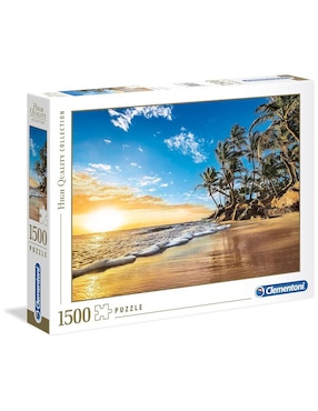 Rompecabezas Amanecer Tropical Clementoni 1500 piezas