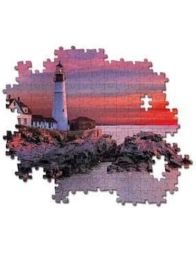 Rompecabezas Faro al Atardecer Clementoni 500 piezas