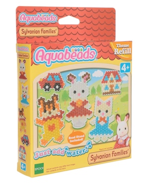 Set personajes Aquabeads Sylvanian Families juego didáctico para niña
