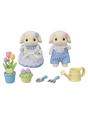 Blossom Gardening Set Flora Rabbit Sister & Brother Sylvanian Families