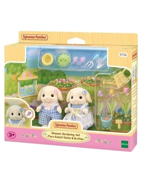 Blossom Gardening Set Flora Rabbit Sister & Brother Sylvanian Families