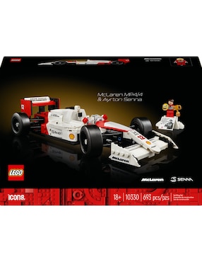 LEGO Icons McLaren MP4/4 y Ayrton Senna 10330