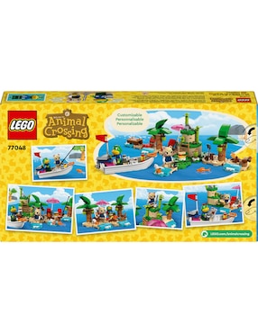 Lego Animal Crossing Tour isleño en la barca del Capitán 77048