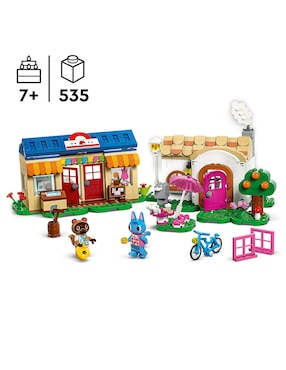 Lego Animal Crossing MiniNook y la casa de Minina 77050