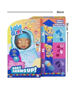 Juguete Baby Alive Baby Grows Up Happy