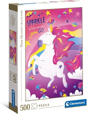 Rompecabezas Unicornios Clementoni 500 piezas