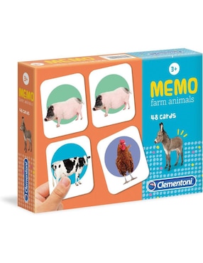 Memo Pocket Animales De Granja Clementoni