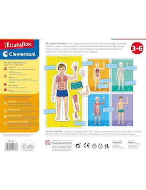 El Cuerpo Humano Montessori Clementoni