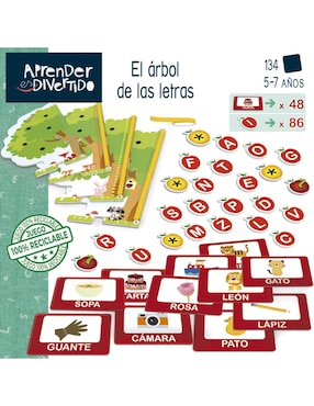 Aprender es divertido Árbol de las letras Educa