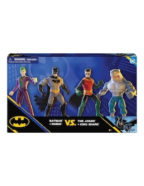 Set De Figuras De Acción Batman DC Comics Spin Master Articulada