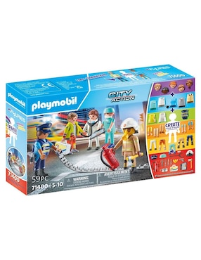 Playmobil City Action My Figures: Equipo de Rescate 71400
