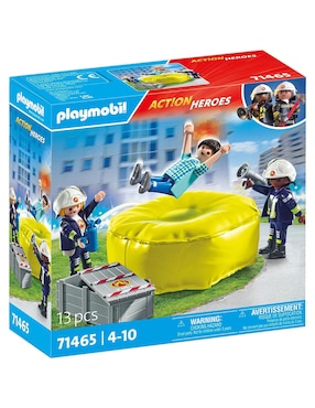 Playmobil Firefighter With Air Pillow Fire Brigade 71465