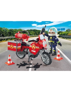 Playmobil Moto de bomberos 71466