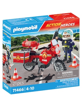 Playmobil Moto de bomberos 71466