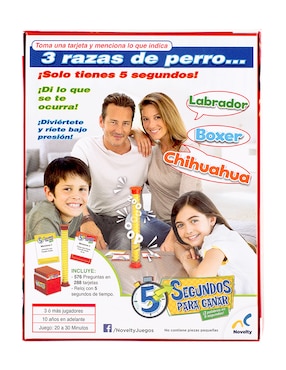 5 Segundos para ganar Novelty